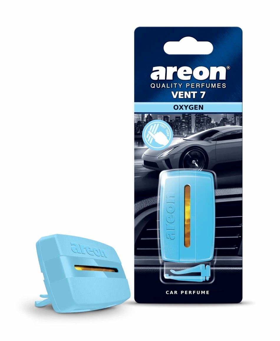 Ароматизатор  AREON Vent 7 Oxygen на дефлектор  704-VE7-302