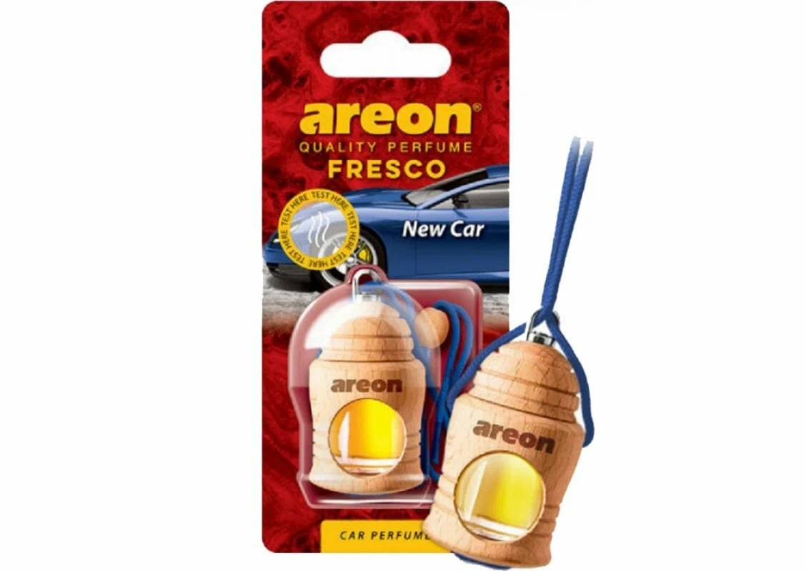 Ароматизатор  AREON Fresco New car Новая машина жидкий подвесной Болгария 8мл