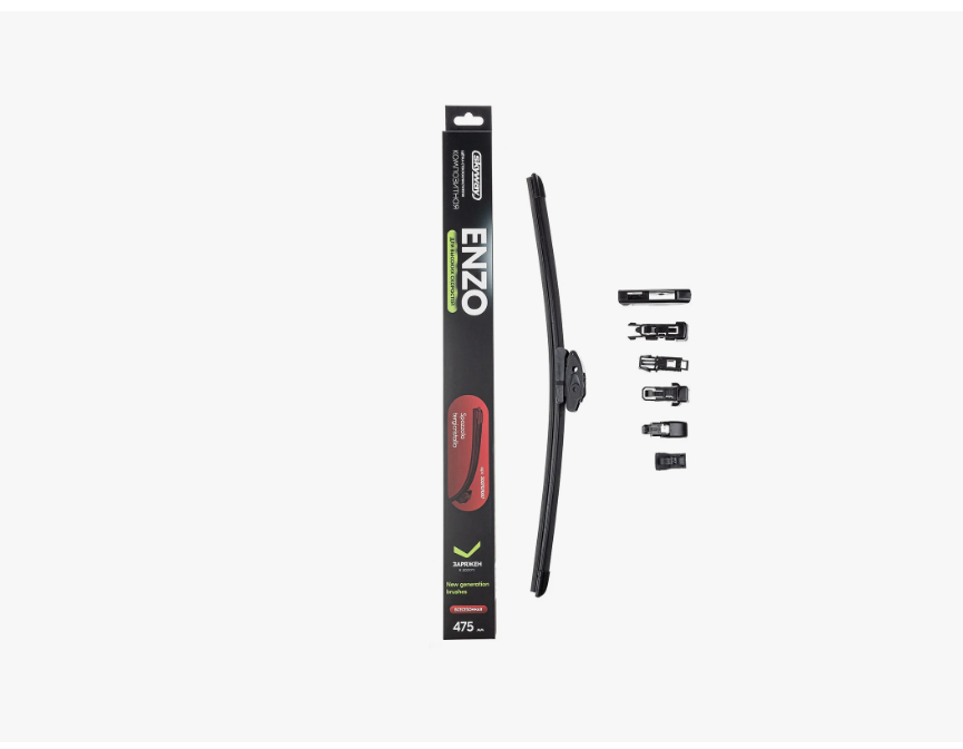 Щетка ст/очист. композит. SKYWAY Enzo 6 адаптеров для 10 типов крепл. в коробке 32,5см/13