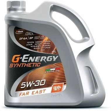 G-Energy Far East 5w30 API SP ILSAC GF-6 4 л синт.