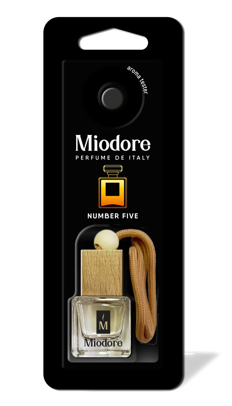 Ароматизатор  MIODORE Number five Парфюм жидкий подвесной Китай 7мл