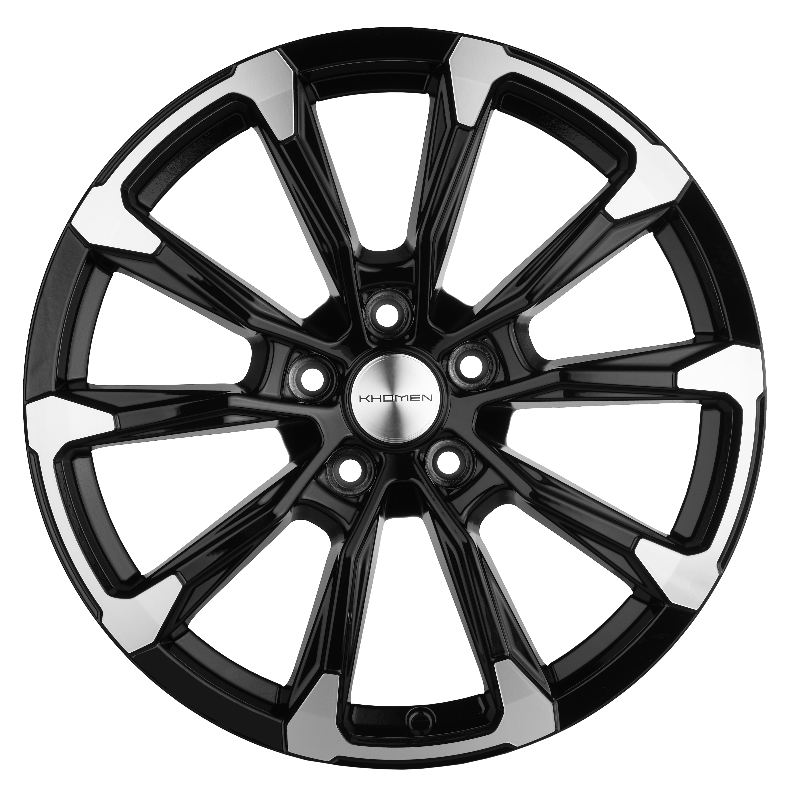 диски KHOMEN KHW1808 (Haval Jolion) 7,5xR18 5x114,3 66,6 37 BLACK-FP