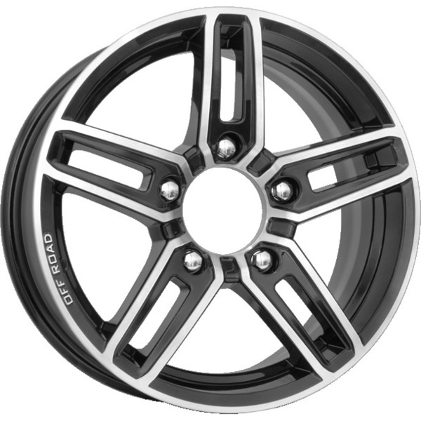 диски КиК ДОН 6,5xR16 5x139,7 98 40 алмаз_черный